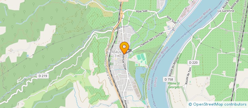 localisation de l'entreprise MADAME SANDRA BROSSARD  MAUVES