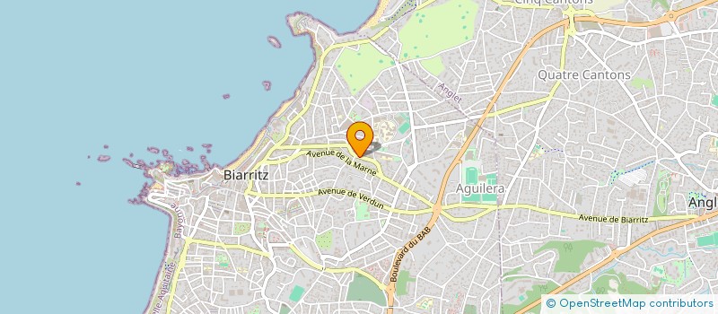 localisation de l'entreprise MADAME SANDRA BROZEK  BIARRITZ