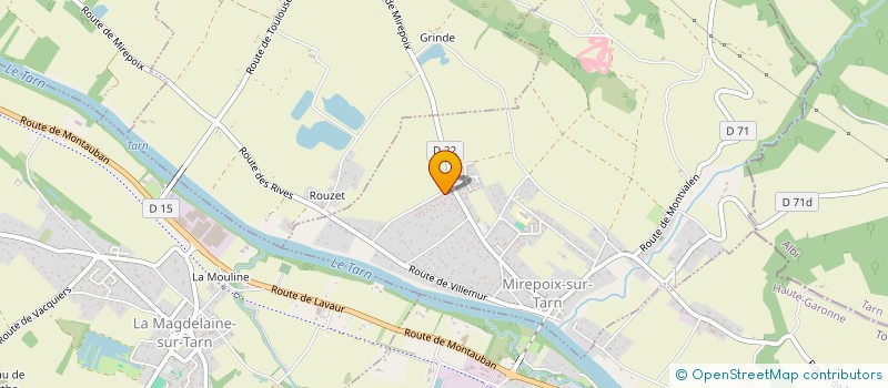 localisation de l'entreprise MADAME SANDRA BRUGOT  MIREPOIX-SUR-TARN