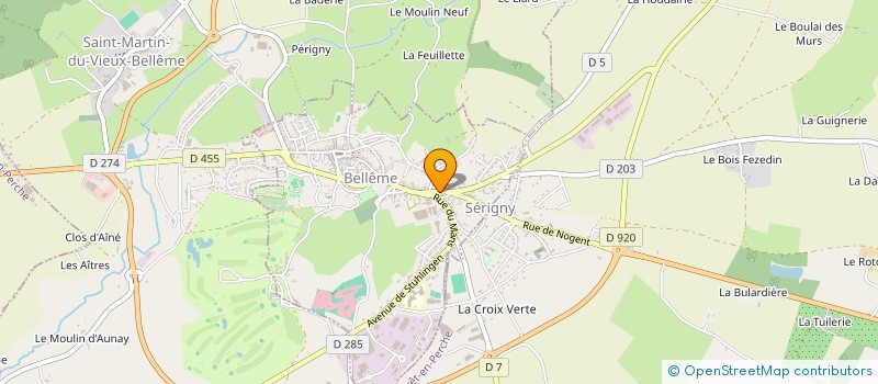 localisation de l'entreprise MADAME SANDRA BRULARD à BELLEME