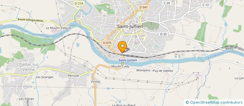 localisation de l'entreprise MADAME SANDRA BRUNET à SAINT-JUNIEN