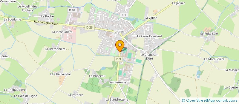 localisation de l'entreprise MADAME SANDRA BRUNETEAU  LIGNE