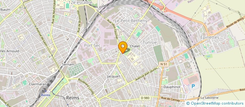 localisation de l'entreprise MADAME SANDRA BUI  REIMS