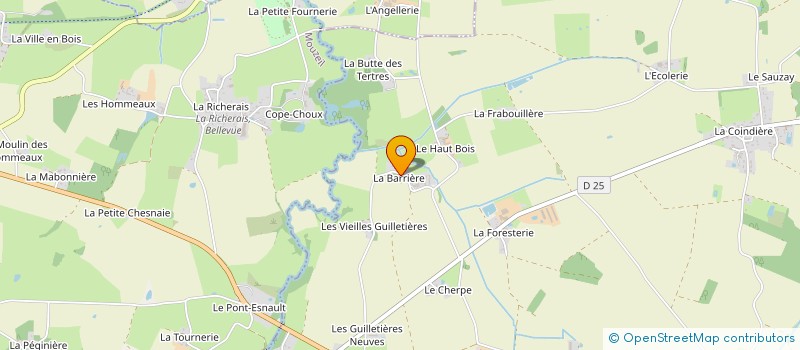 localisation de l'entreprise MADAME SANDRA BUROT  MESANGER