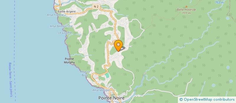 localisation de l'entreprise MADAME SANDRA CABRION  POINTE-NOIRE