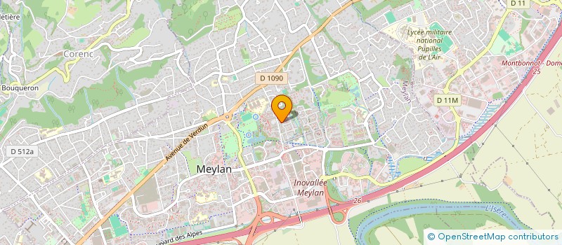 localisation de l'entreprise MADAME SANDRA CACOUB  MEYLAN