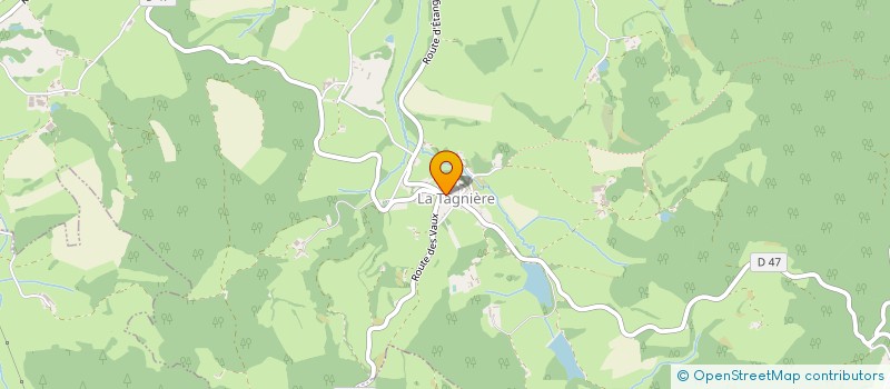 localisation de l'entreprise MADAME SANDRA CADOUOT  LA TAGNIERE