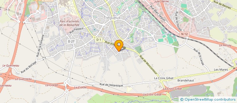 localisation de l'entreprise MADAME SANDRA CAILLIBOTE à TREGUEUX