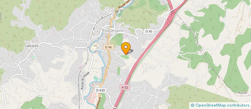 localisation de l'entreprise MADAME SANDRA CALBET  ROQUEVAIRE