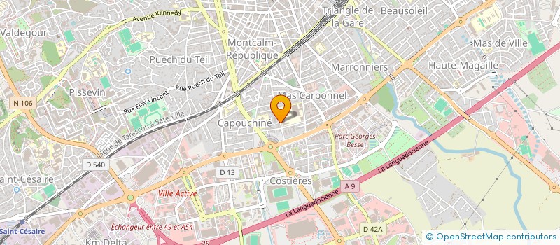 localisation de l'entreprise MADAME SANDRA CALISTRI  NIMES