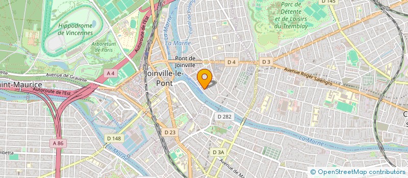 localisation de l'entreprise MADAME SANDRA CALVEZ  JOINVILLE-LE-PONT