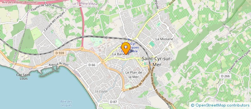 localisation de l'entreprise MADAME SANDRA CAMARA à SAINT-CYR-SUR-MER