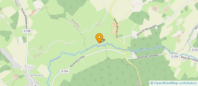 localisation de l'entreprise MADAME SANDRA CAMPAGNE  ALINCTHUN