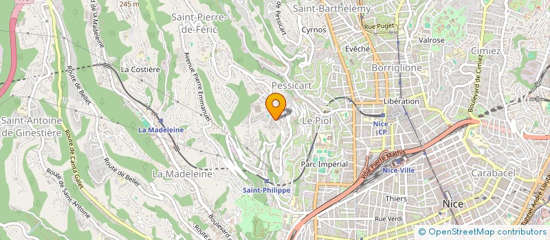 localisation de l'entreprise MADAME SANDRA CANFORA à NICE
