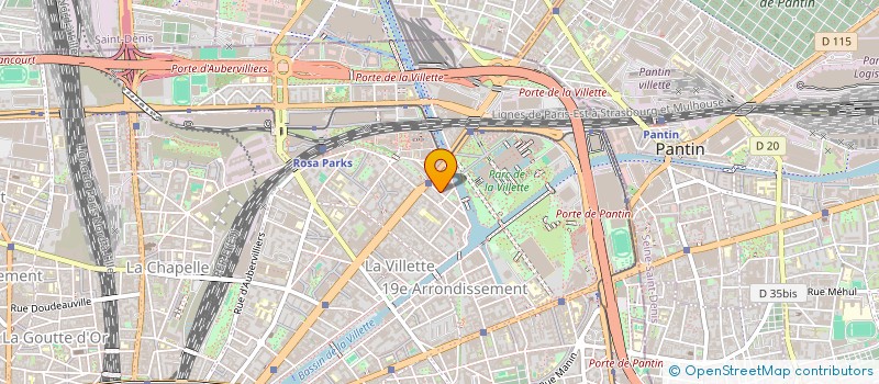 localisation de l'entreprise MADAME SANDRA CANTALOUBE  PARIS