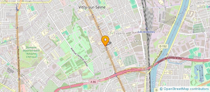 localisation de l'entreprise MADAME SANDRA CAREZ à VITRY-SUR-SEINE