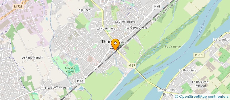 localisation de l'entreprise MADAME SANDRA CARMIGNAC  THOUARE-SUR-LOIRE