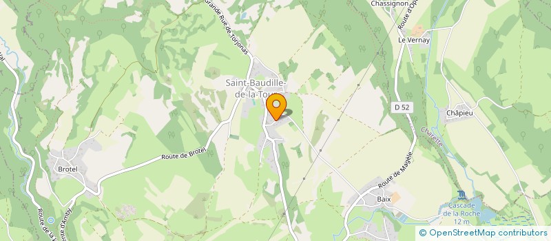 localisation de l'entreprise MADAME SANDRA CARNEIRO  SAINT-BAUDILLE-DE-LA-TOUR