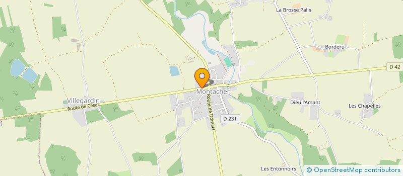 localisation de l'entreprise MADAME SANDRA CARRETTE  SAINT-VALERIEN