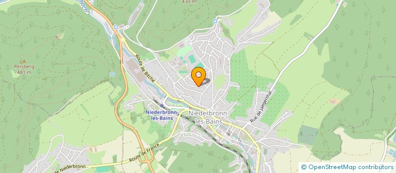 localisation de l'entreprise MADAME SANDRA CARVALHO  GUNDERSHOFFEN