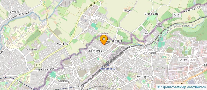 localisation de l'entreprise MADAME SANDRA CASAS  VILLE-LA-GRAND