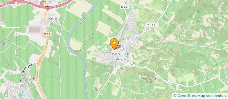 localisation de l'entreprise MADAME SANDRA CAUMETTE  CASTELNAU-DE-GUERS