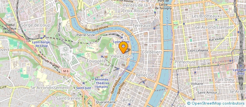 localisation de l'entreprise MADAME SANDRA CAZAUX à LYON