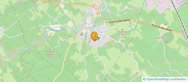 localisation de l'entreprise MADAME SANDRA CAZEL  TROUILLAS