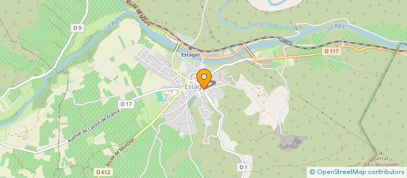 localisation de l'entreprise MADAME SANDRA CAZENOVE  ESTAGEL