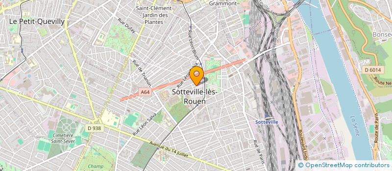 localisation de l'entreprise MADAME SANDRA CELLIER  MALAUNAY