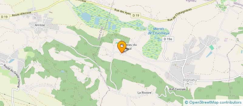 localisation de l'entreprise MADAME SANDRA CHAMBEYRON  VIGNIEU