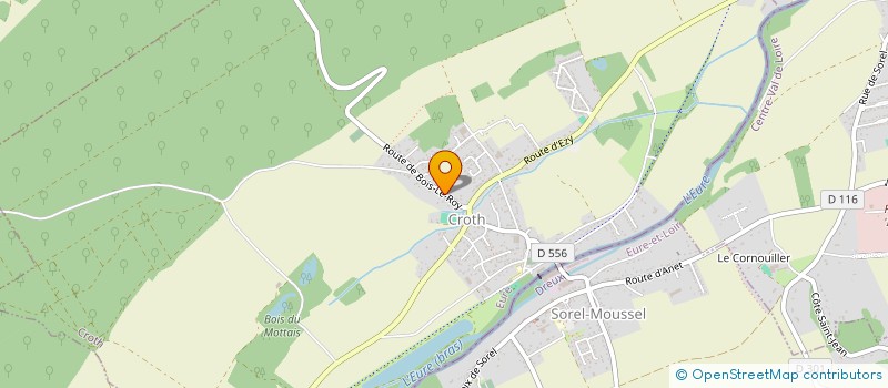 localisation de l'entreprise MADAME SANDRA CHARBONNEAU  CROTH