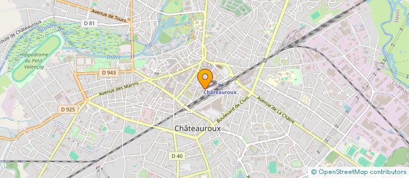 localisation de l'entreprise MADAME SANDRA CHARDONNET à CHATEAUROUX