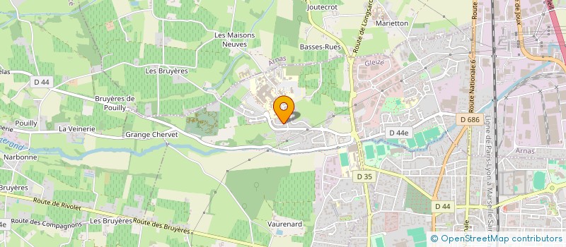 localisation de l'entreprise MADAME SANDRA CHARGELEGUE  GLEIZE