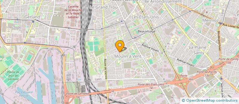 localisation de l'entreprise MADAME SANDRA CHARIGNON  VENISSIEUX