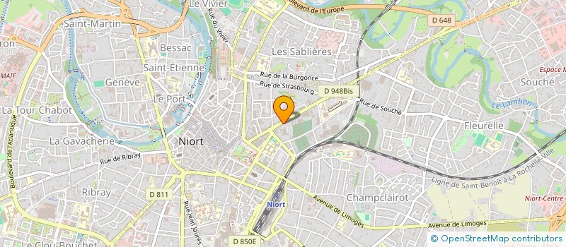 localisation de l'entreprise MADAME SANDRA CHARRON à NIORT