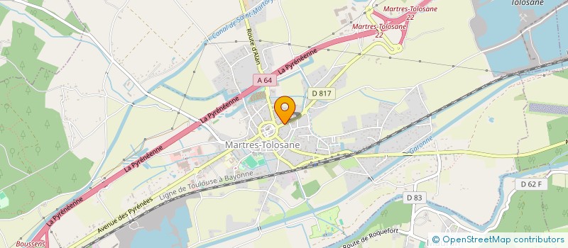 localisation de l'entreprise MADAME SANDRA CHAUVET  MARTRES-TOLOSANE