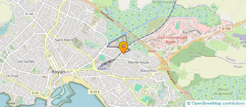 localisation de l'entreprise MADAME SANDRA CHAUVET  ROYAN