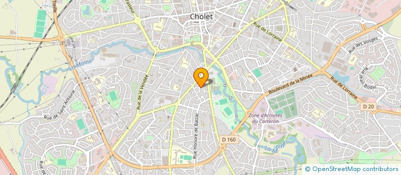 localisation de l'entreprise MADAME SANDRA CHEVAILLER à CHOLET