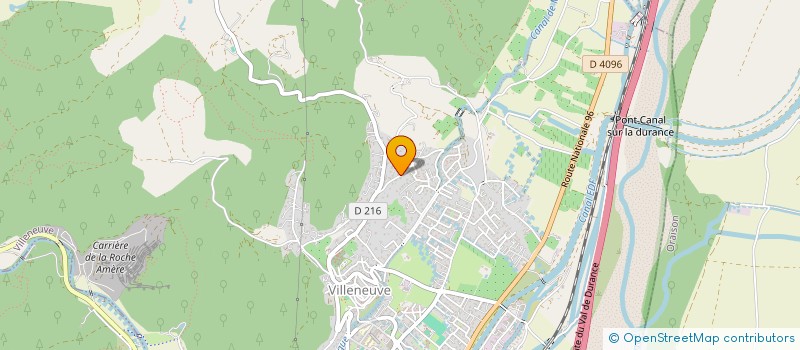 localisation de l'entreprise MADAME SANDRA CHEVALIER  VILLENEUVE