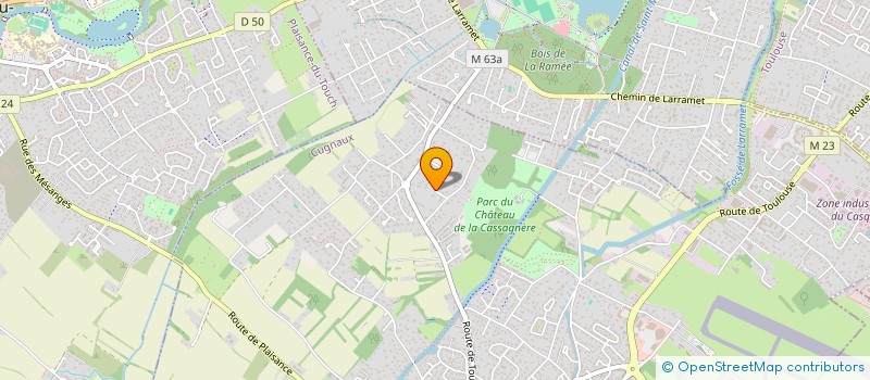 localisation de l'entreprise MADAME SANDRA CHINTANAVITCH  CUGNAUX