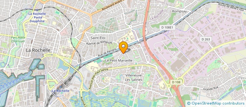 localisation de l'entreprise MADAME SANDRA CHOPIN  LA ROCHELLE