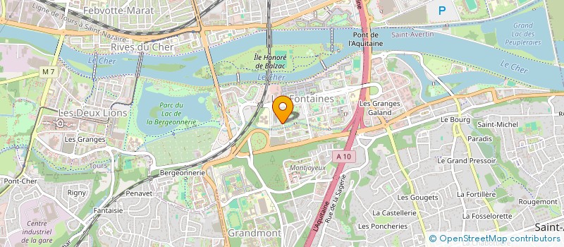 localisation de l'entreprise MADAME SANDRA CHOUQUET  TOURS