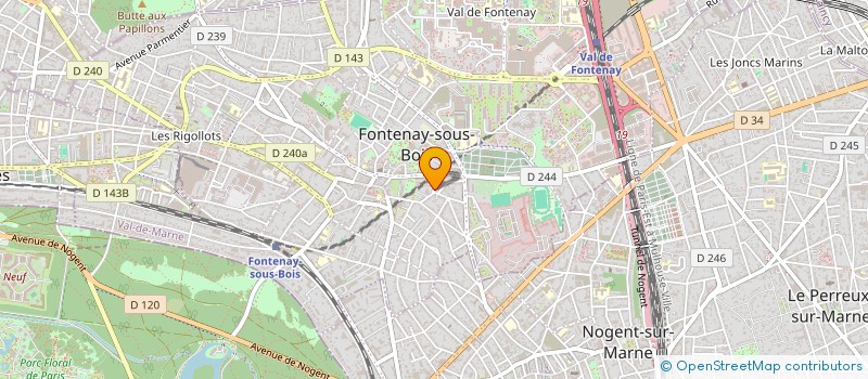 localisation de l'entreprise MADAME SANDRA CIRIA ROCA à FONTENAY-SOUS-BOIS