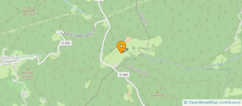 localisation de l'entreprise MADAME SANDRA CLAVELIN  SAINT-STAIL