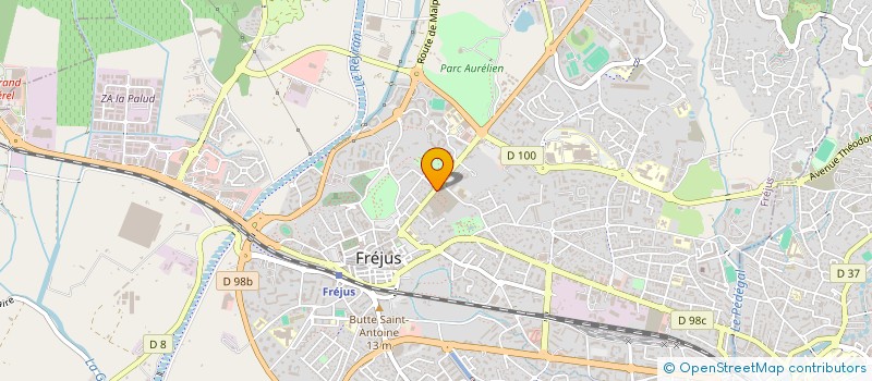 localisation de l'entreprise MADAME SANDRA CLAVON à FREJUS