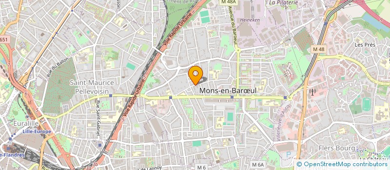 localisation de l'entreprise MADAME SANDRA CLOET  MONS-EN-BARUL