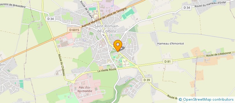 localisation de l'entreprise MADAME SANDRA COCQ  SAINT-ROMAIN-DE-COLBOSC