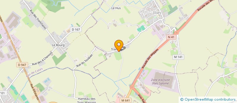 localisation de l'entreprise MADAME SANDRA COLIN  ILLIES