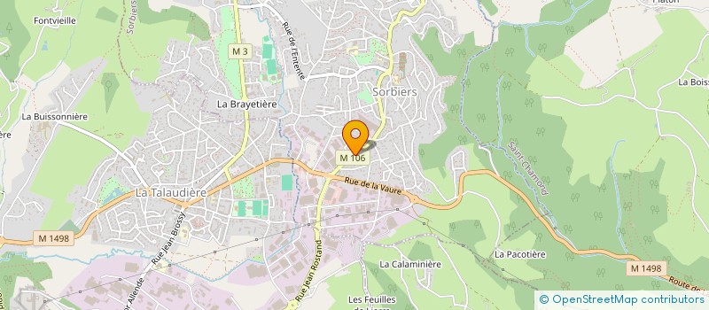 localisation de l'entreprise MADAME SANDRA COLLOMB  SORBIERS